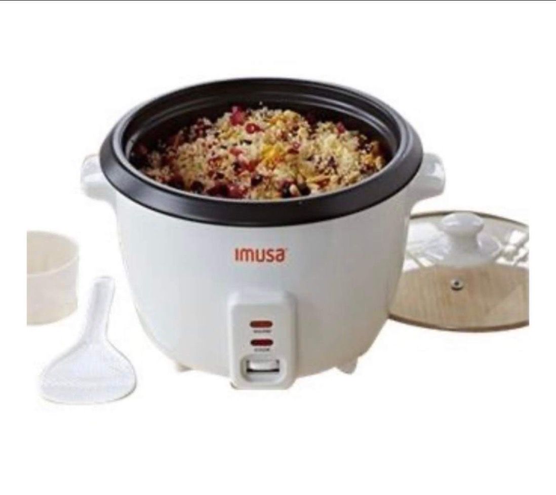 IMUSA IMUSA Electric PTFE Nonstick Rice Cooker 8 Cup 500 Watts